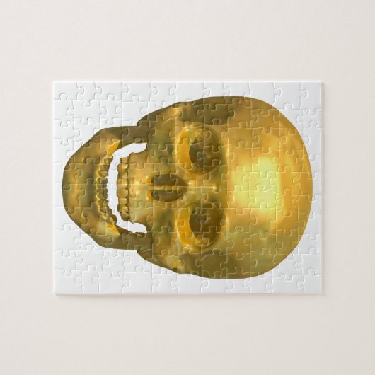 Golden Skull Legpuzzel (Horizontaal)