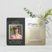 Golden Sky - Aangepaste foto ter nagedachtenis - H Kaart (Staand voorkant)