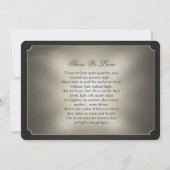 Golden Sky - Aangepaste foto ter nagedachtenis - H Kaart (Achterkant)