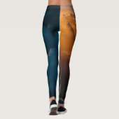 Golden sky active draag yoga leggings (Achterkant)