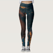 Golden sky active draag yoga leggings (Voorkant)
