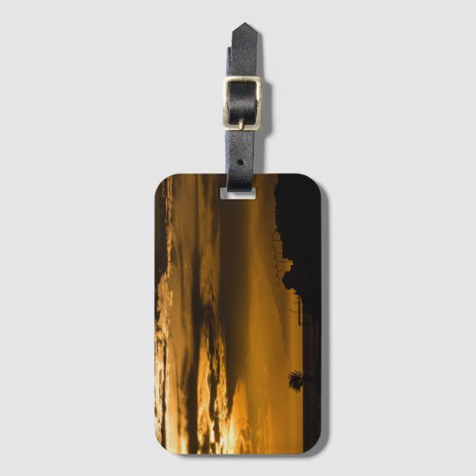 Golden Sky Bagagelabel (Voorkant (verticaal))