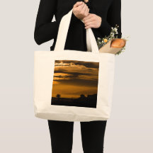 Golden Sky Large Canvas tas