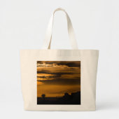 Golden Sky Large Canvas tas (Voorkant)