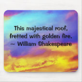 Golden Sky Mousepad Muismat (Voorkant)