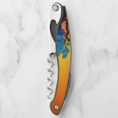 Golden Sky, paarse blauwe bladeren Kurkentrekker (Voorkant)