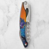 Golden Sky, paarse blauwe bladeren Kurkentrekker (Achterkant)