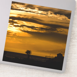Golden Sky Sticker