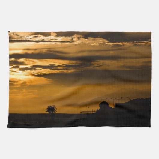 Golden Sky Theedoek (Horizontaal)