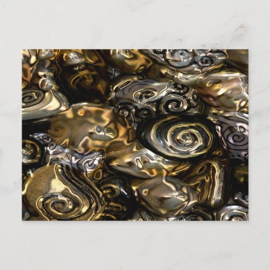 Golden slakken briefkaart (Voorkant)