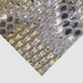Golden slangen huidpatroon tissuepapier (Detail)