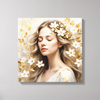 Golden Slumber Canvas Afdruk