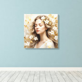 Golden Slumber Canvas Afdruk (Insitu (Houten vloer))