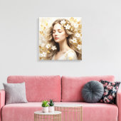 Golden Slumber Canvas Afdruk (Insitu (Woonkamer))