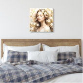 Golden Slumber Canvas Afdruk (Insitu (Slaapkamer))