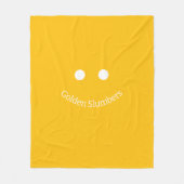 "Golden Slumbers" Fleece Blanket Deken (Voorkant)