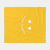 "Golden Slumbers" Fleece Blanket Deken (Voorkant (Horizontaal))