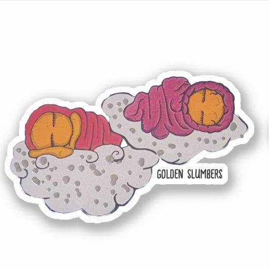 Golden Slumbers Sticker (Voorkant)