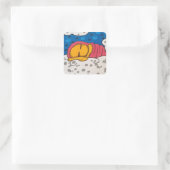 Golden Slumbers Vierkante Sticker (Tas)