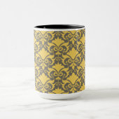 Golden Smoke Damask Bows Mok (Midden)