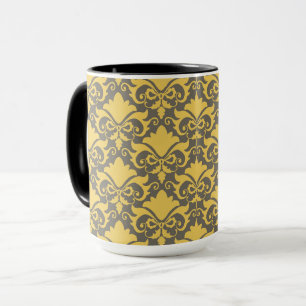 Golden Smoke Damask Bows Mok