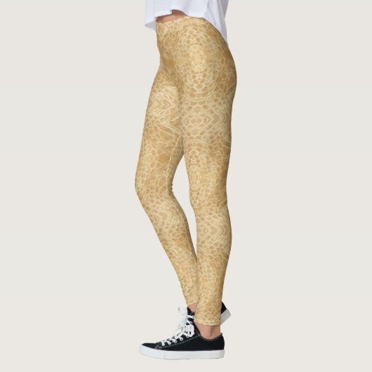 Golden Snake Skin Molt Leggings (Links)