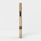 Golden Snakeskin Digital Leather Gold Metal Case-Mate iPhone Case (Achterkant/rechts)