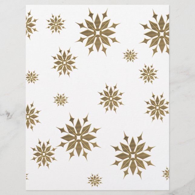 Golden sneeuwvlokken (Voorkant)