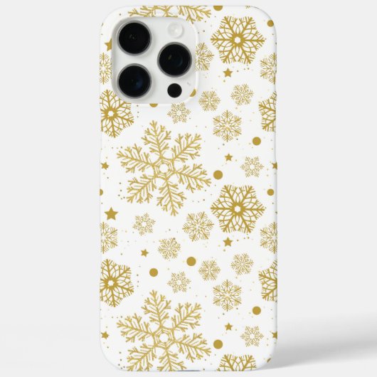 Golden sneeuwvlokken Case-Mate iPhone case (Achterkant)