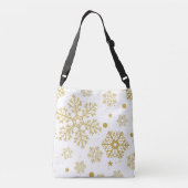 Golden sneeuwvlokken crossbody tas (Achterkant)