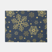 Golden sneeuwvlokken op zee deurmat (Voorkant)