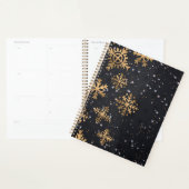 Golden sneeuwvlokken planner (Display)
