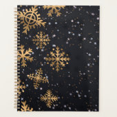 Golden sneeuwvlokken planner (Voorkant)