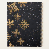 Golden sneeuwvlokken planner (Achterkant)