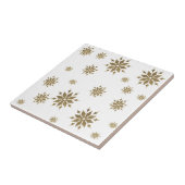 Golden sneeuwvlokken tegeltje (Zijkant)