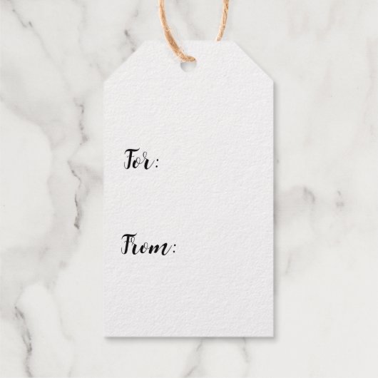 Golden Snoep kerst-rode baarmoeder Cadeaulabels (Achterkant)