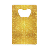 Golden Snow Creditkaart Flessenopener (Achterkant)