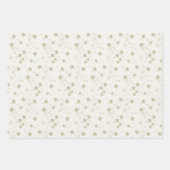 Golden Snow Herfst Holiday Inpakpapier Vel (Voorkant 3)