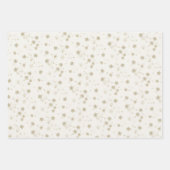 Golden Snow Herfst Holiday Inpakpapier Vel (Voorkant)