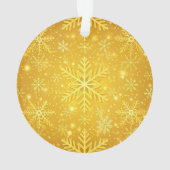 Golden Snow Ornament (achterkant)