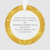 Golden Snow Ornament (voorkant)