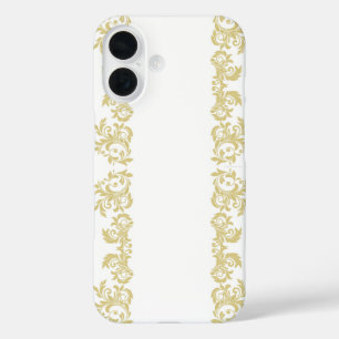 Golden Snow Swirls Hoesje-Mate Samsung Galaxy Hoes
