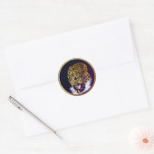 Golden Snow Tiger Sticker (Envelop)