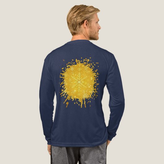 Golden Snow Tri-Blend Shirt (Achterkant)