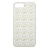 Golden Snowflake Design Phone Case (Achterkant)