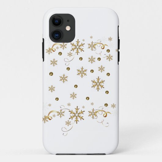 Golden Snowflakes design iPhone Case-Mate iPhone Case (Achterkant)