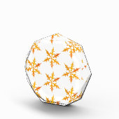 Golden Snowflakes Fotoblokken (Rechts)