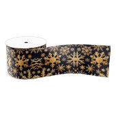 Golden Snowflakes Grosgrain Lint (Spoel)