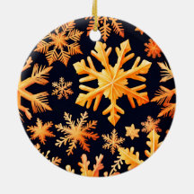 Golden Snowflakes