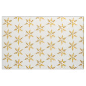 Golden Snowflakes Stof (Fat Quarter)